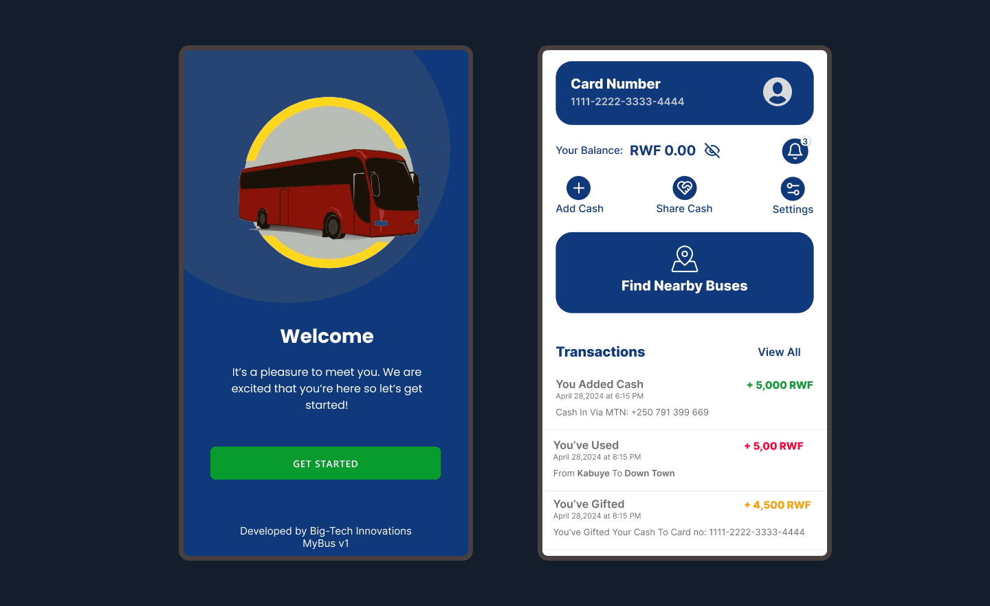 My Bus App